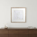Choir I Wood Brown Framed Wall Art