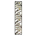 9 Inch W X 42 Inch H Magnolia Stained Glass Window