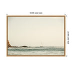 Sylvie Sailing the Pacific Framed Canvas by Alicia Bock