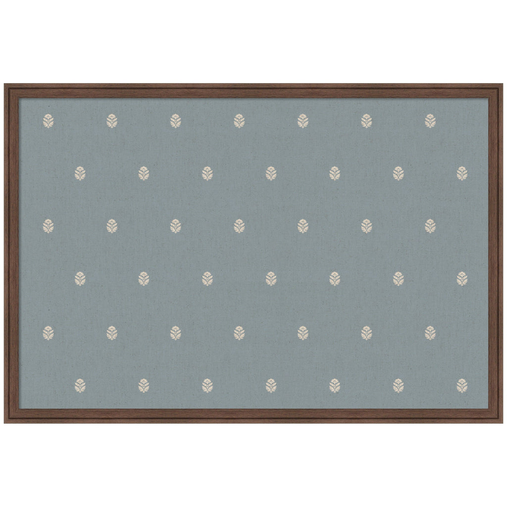 Pinboard Blue Botanical Block Print
