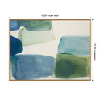 Coastal Calm No. 1 by Amy Lighthall Framed Canvas Wall Art Print