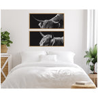 Natural Scottish Highland Panel 2 Piece Framed Canvas Wall Art Set by Crystal Lynn Collins