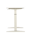 Manual adjustable working desk in white color