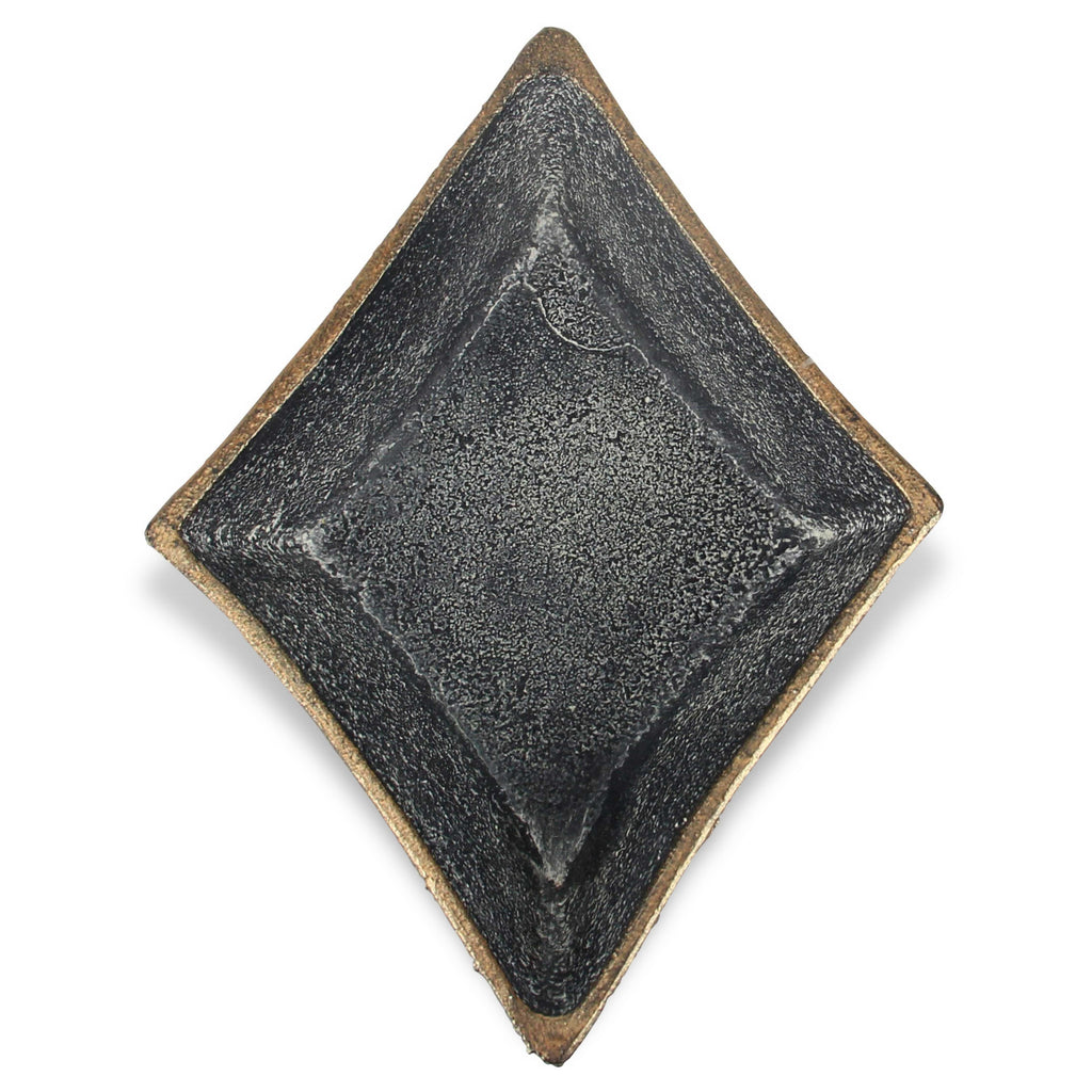 HomeRoots 5' Black Novelty Metal Handmade Tray