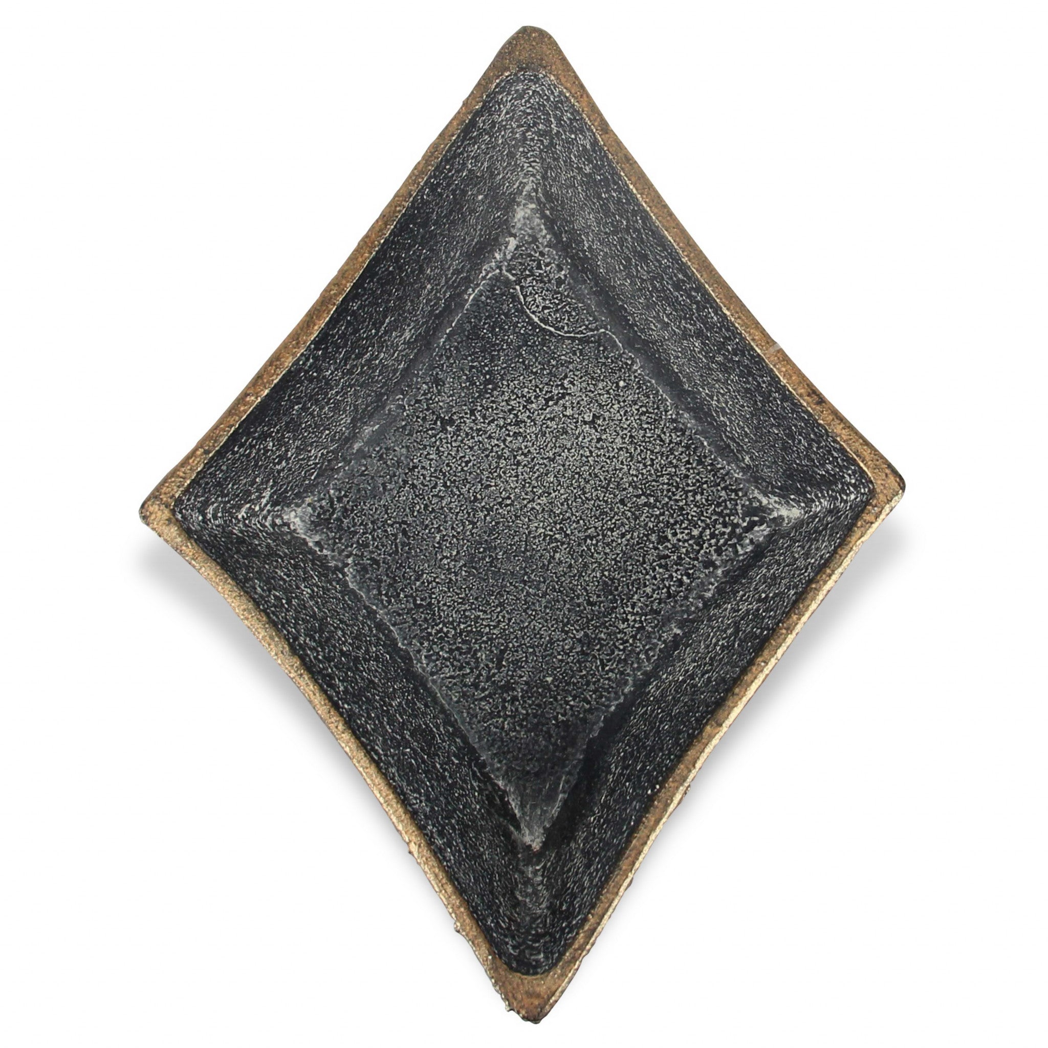 HomeRoots 5' Black Novelty Metal Handmade Tray