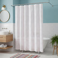 72 Blush And Ivory Embroidered Floral Shower Curtain