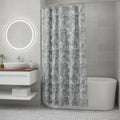 72 Gray And White Bird Shower Curtain