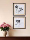 Set Of Two Dark Ophelia Black Framed Print Wall Art
