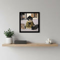 Retail Therapy Black Framed Print Wall Art
