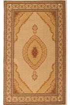 HomeRoots 487607 3 x 13 ft. Cream Oriental Power Loom Stain Resistant Rectangle Area Rug