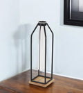 12 Black Clear And Natural Metal Glass And Wood Posy Test Tube Table Vase