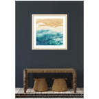 Framed Art On Warm Sand by Janet Meinke Lau
