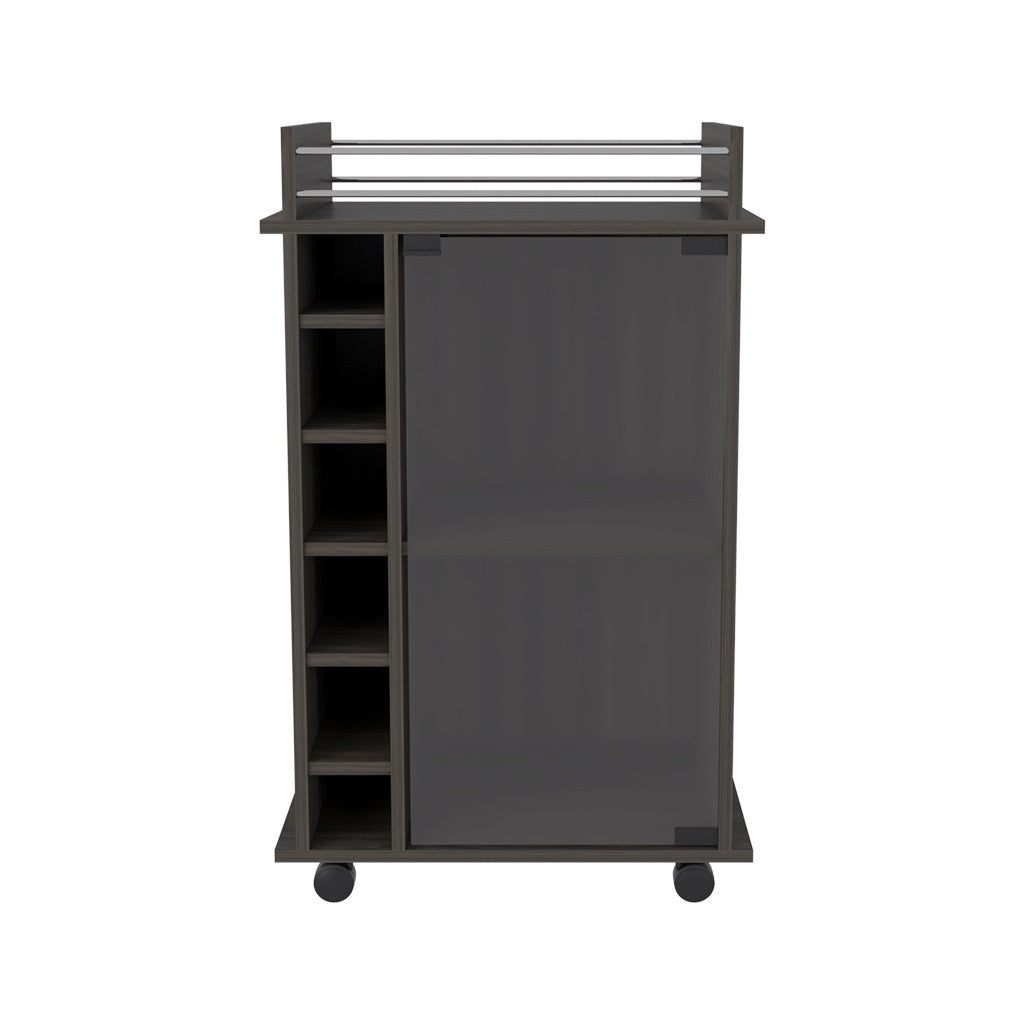22 Brown and Black Open shelving TV Stand