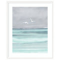 Framed Art Sea and Seagulls by Nikita Jariwala