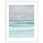 Framed Art Sea and Seagulls by Nikita Jariwala