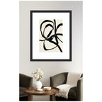Framed Art Black Twist 1 by Alicia Bock
