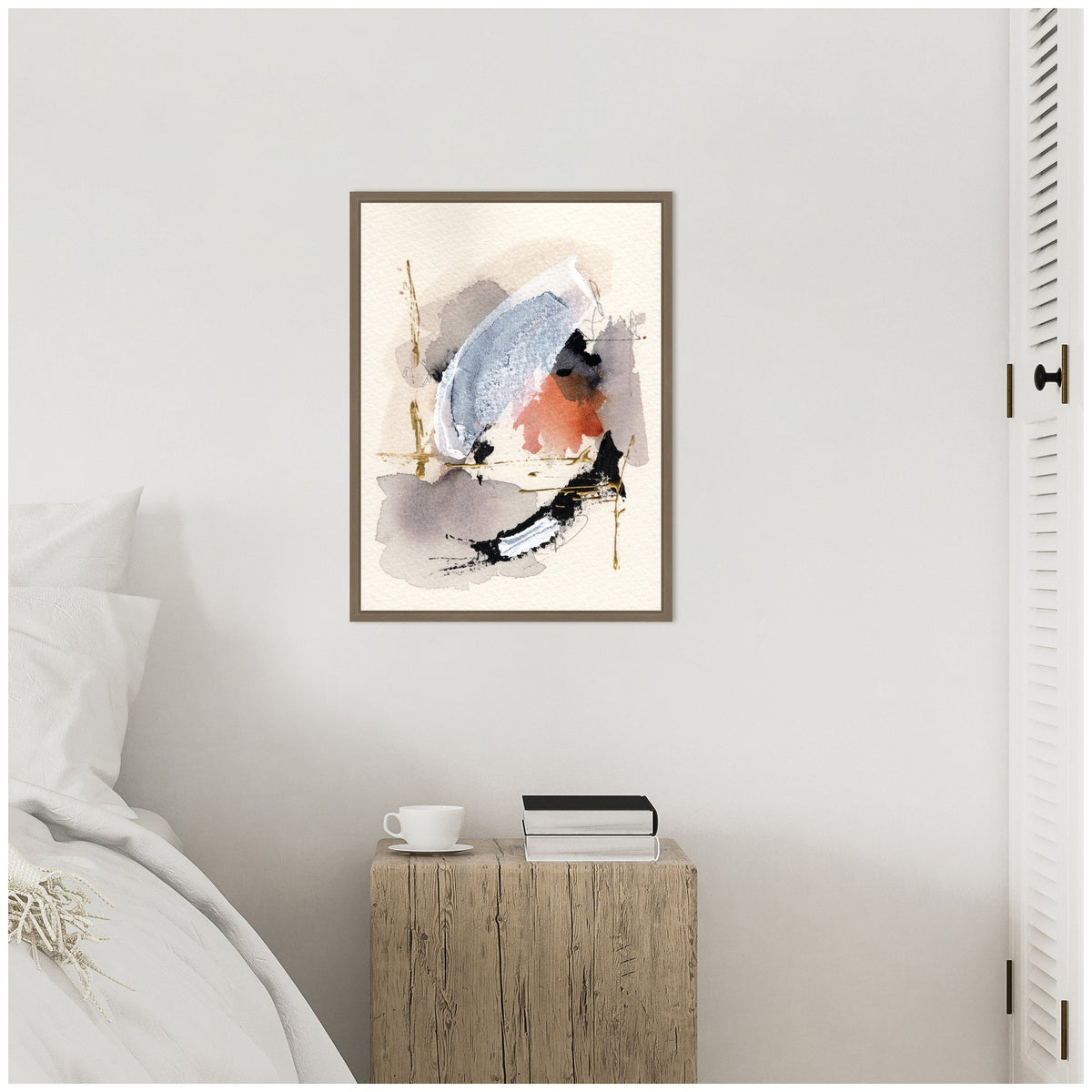 Sylvie Urban Wanderer 2 Framed Canvas by Xizhou Xie