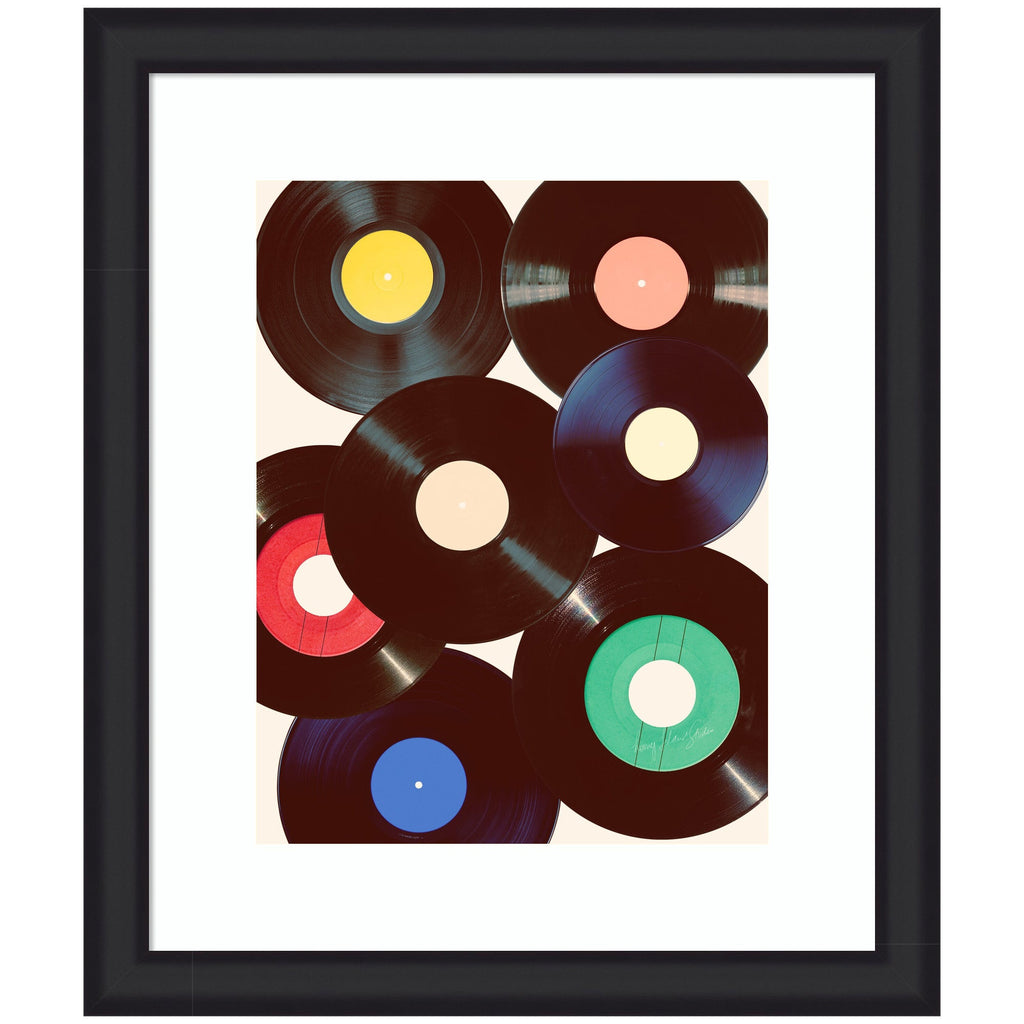 Framed Art Retro Vinyl by Honey Island Studio