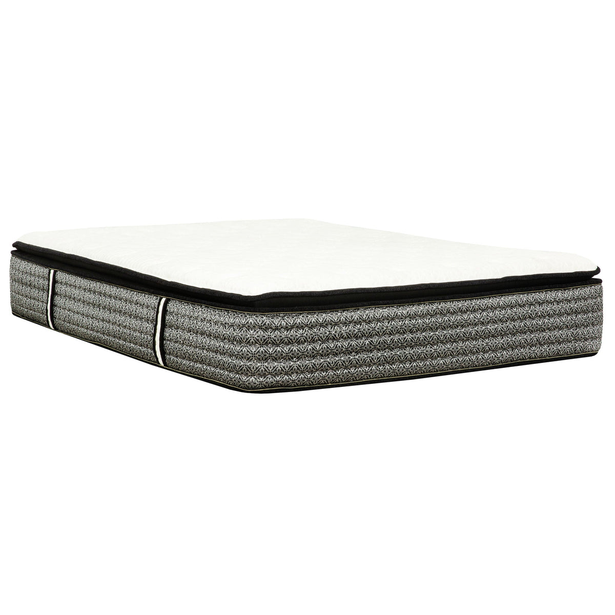 14" Premium Hybrid Mattress In A Box Plush Gel Memory Foam Top With Cooling Technology - Gray / White - Queen