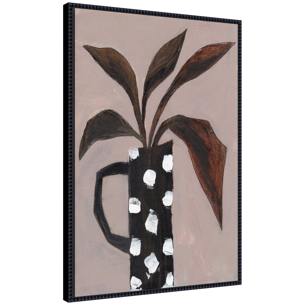 Sylvie Beaded Spotlight on Nature Framed Canvas by Nikita Jariwala