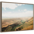 Sylvie Rolling Hills and Open Pastures Framed Canvas by Alicia Abla