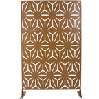 Outdoor & Indoor Metal Privacy Screen, Freestanding Decorative Panels