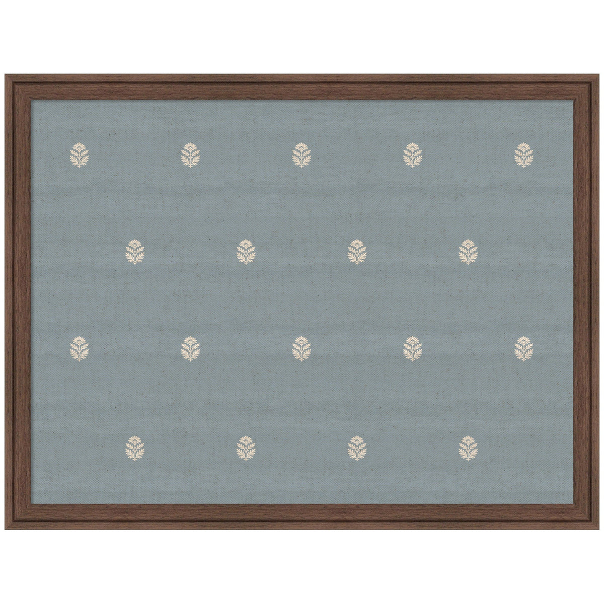 Pinboard Blue Botanical Block Print