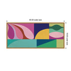 Abstract 02 Panel 1 by Rachel Lee Framed Canvas Wall Art Print