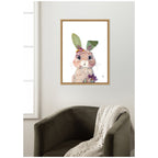 Bunny by Madeline Jeppesen Framed Canvas Wall Art Print
