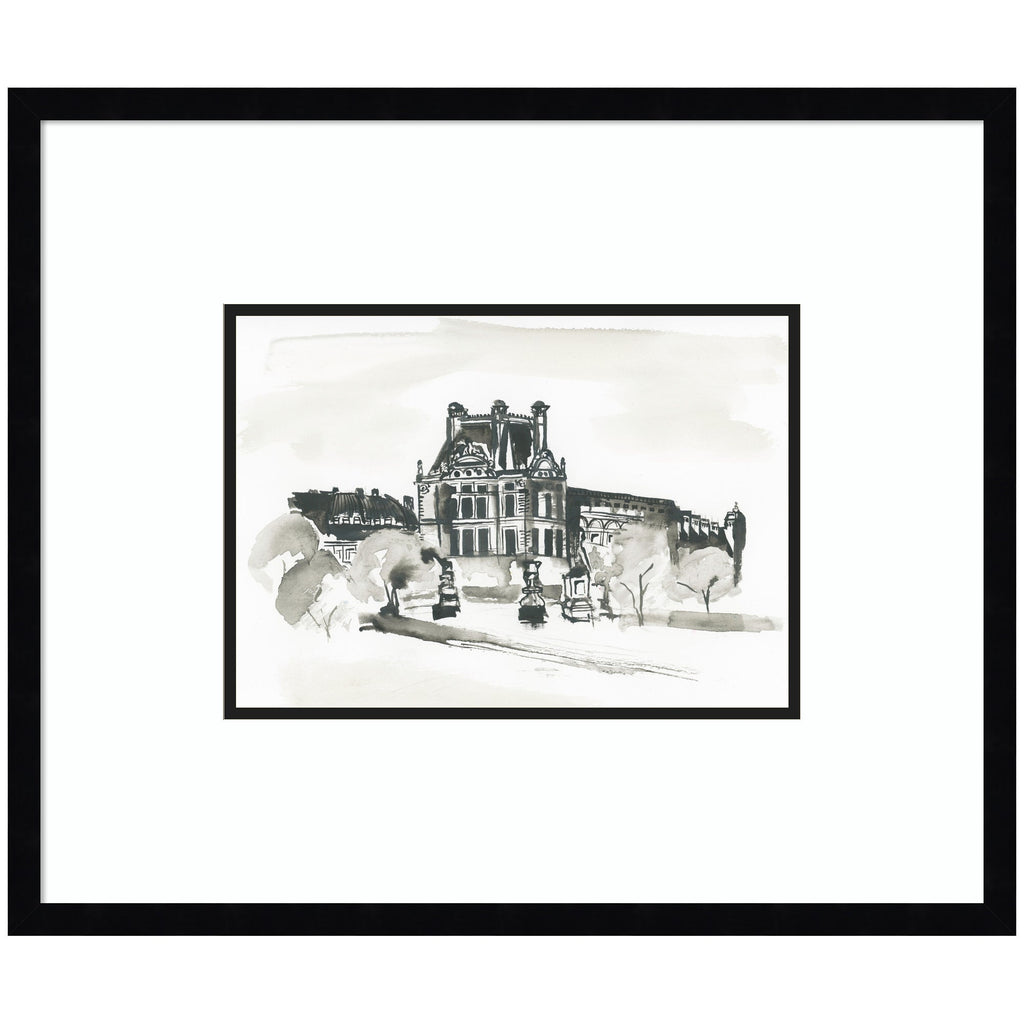 Postcard Paris by Teju Reval Framed Wall Art Print