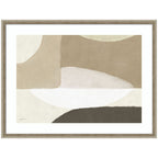 Abstract Neutral by Gabrielly Guedes Framed Wall Art Print