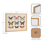 Gallery Vintage Style Muted Pastel Butterflies II Print by The Creative Bunch Studio