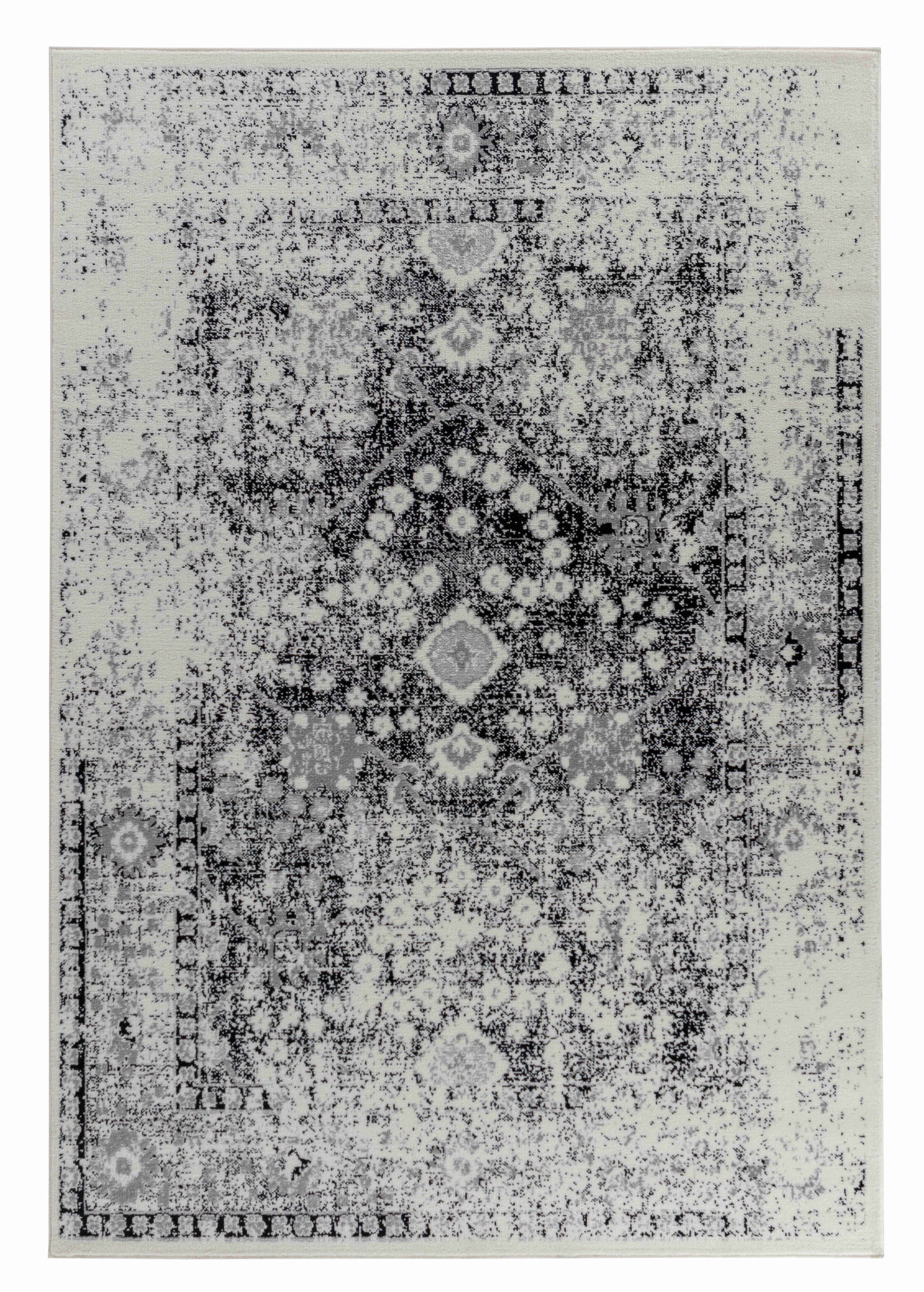 HomeRoots 506633 8 x 11 ft. Black Oriental Rectangle Area Rug
