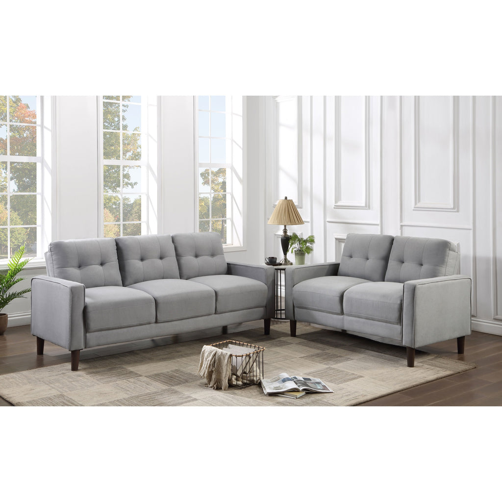 Coaster Bowen 2-Piece Sofa Set, Grey