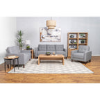 Coaster Bowen 3-Piece Sofa Set, Grey