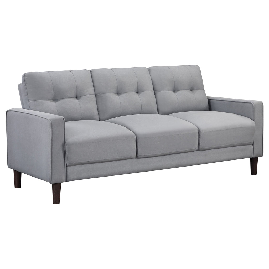Coaster Home Furnishings Bowen Upholstered Track Arm Tufted Sofa Grey