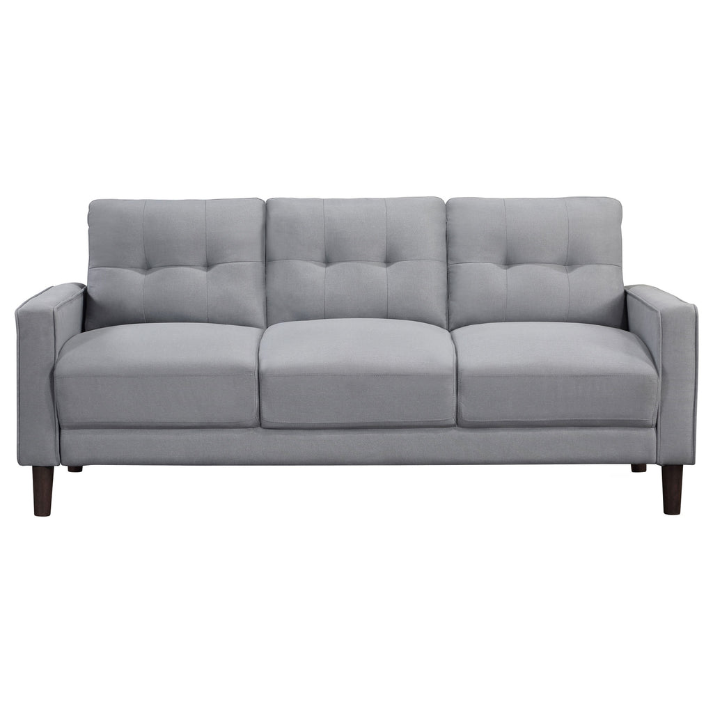 Coaster Home Furnishings Bowen Upholstered Track Arm Tufted Sofa Grey