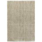 HomeRoots 507848 10 x 13 ft. Stone Shag Power Loom Stain Resistant Rectangle Area Rug
