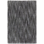 HomeRoots 507854 10 x 13 ft. Charcoal Shag Power Loom Stain Resistant Rectangle Area Rug