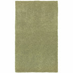 HomeRoots 508985 10 x 13 ft. Shag Tufted Handmade Stain Resistant Rectangle Area Rug Olive Green