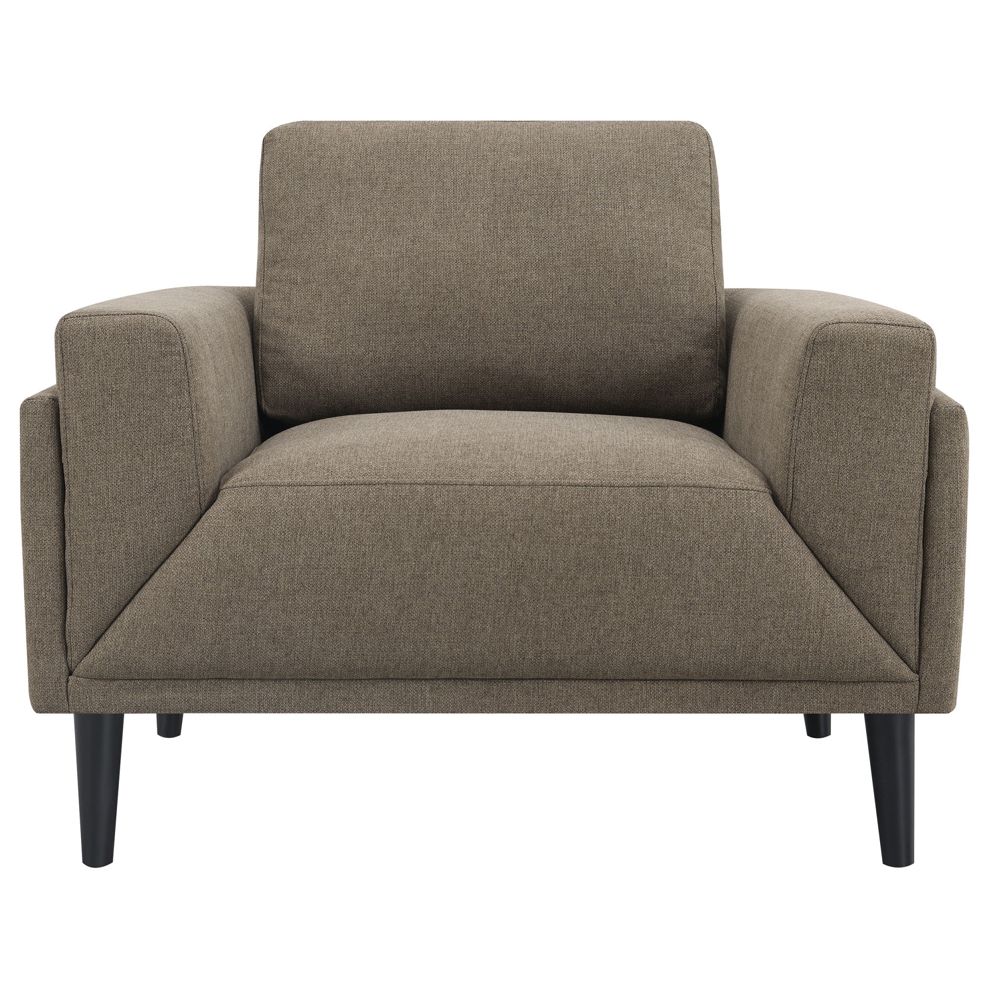 Coaster Home Furnishings Rilynn Upholstered Track Arms Chair Brown