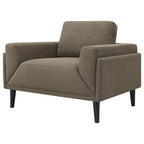 Coaster Home Furnishings Rilynn Upholstered Track Arms Chair Brown