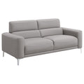 Glenmark Track Arm Upholstered Sofa Taupe