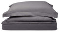 Hc Collection Duvet Cover - Grey Queen Size Duvet Cover - 3 Piece Soft Breathable Microfiber Duvet Cover Set With Zipper Closure