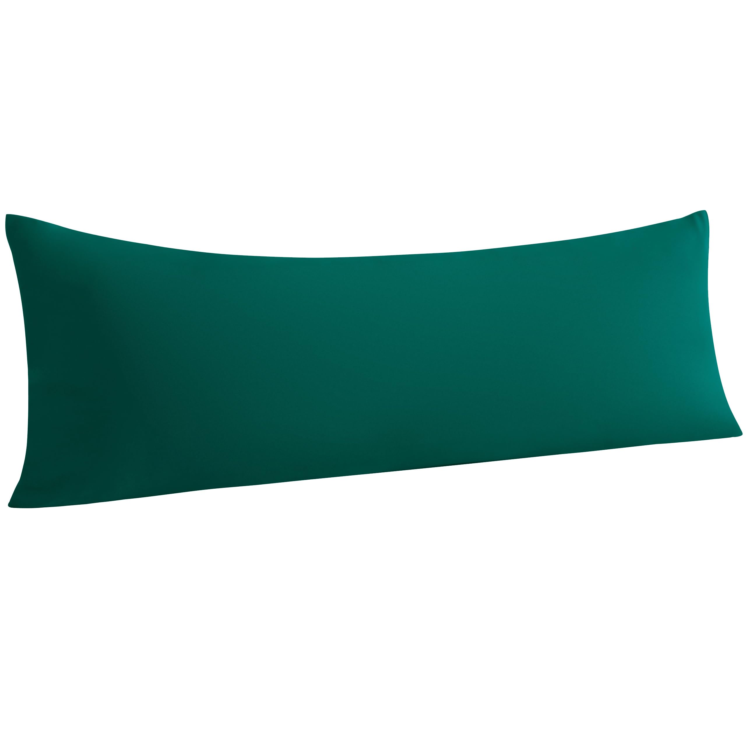 Ntbay Body Pillowcase - Brushed Microfiber 20X54 Pillowcase - Soft, Wrinkle-Free, Fade-Resistant, Stain-Resistant, Dark Green Bo