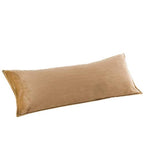 Zhiyuan Warm Fleece Body Pillow Cover Only Long Pillowcase, 17.5 X 47 Inch, Apricot