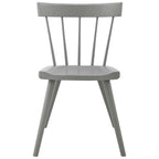 Modway Sutter Modern Farmhouse Wood Dining Chair In Light Gray - Set Of 2