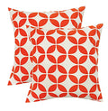 Pinkparrot Cotton Single Colour Printed Throw Pillow Covers/Cushion Covers (16X16 Inches)  Set Of 2 Pcs Code0133