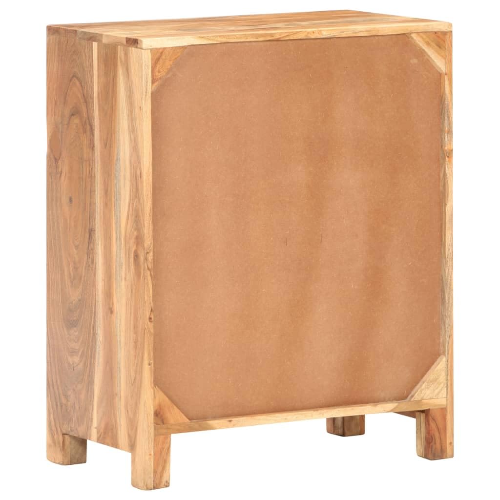 Sideboard 23.6&quot;x13.8&quot;x29.5&quot; Solid Acacia Wood