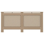 vidaXL Radiator Cover 67.7" x 7.5" x 32.1" MDF Heater Heating Cover Storage Shelf Living Room